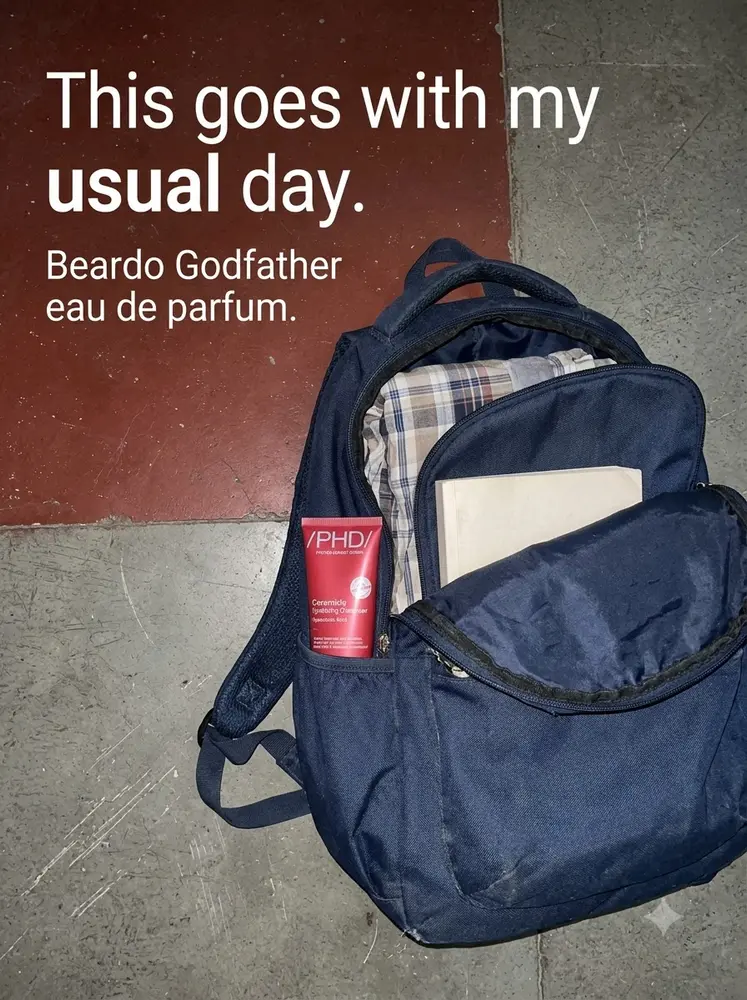 The ordinary weekday. The everyday backpack. Made for Beardo.