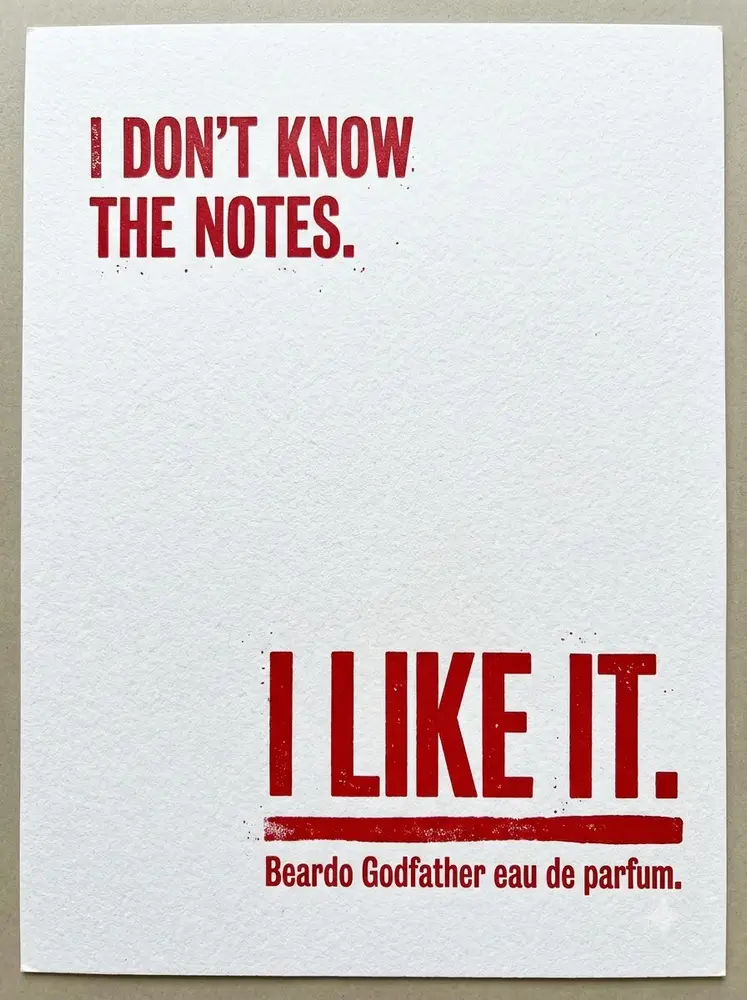 Nice is enough. The plain verdict. Made for Beardo.