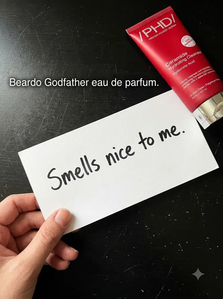 Nice is enough. A handwritten verdict. Made for Beardo.
