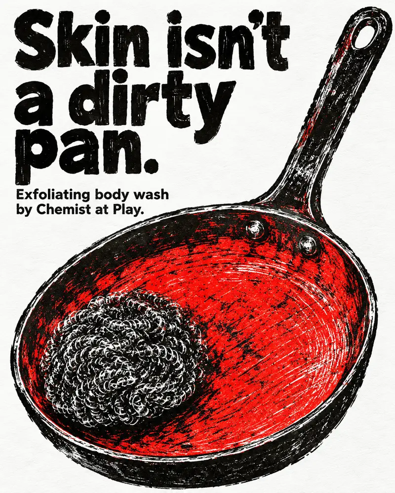 Leave the dishes to it. The drawn dirty pan. Made for Chemist at Play.