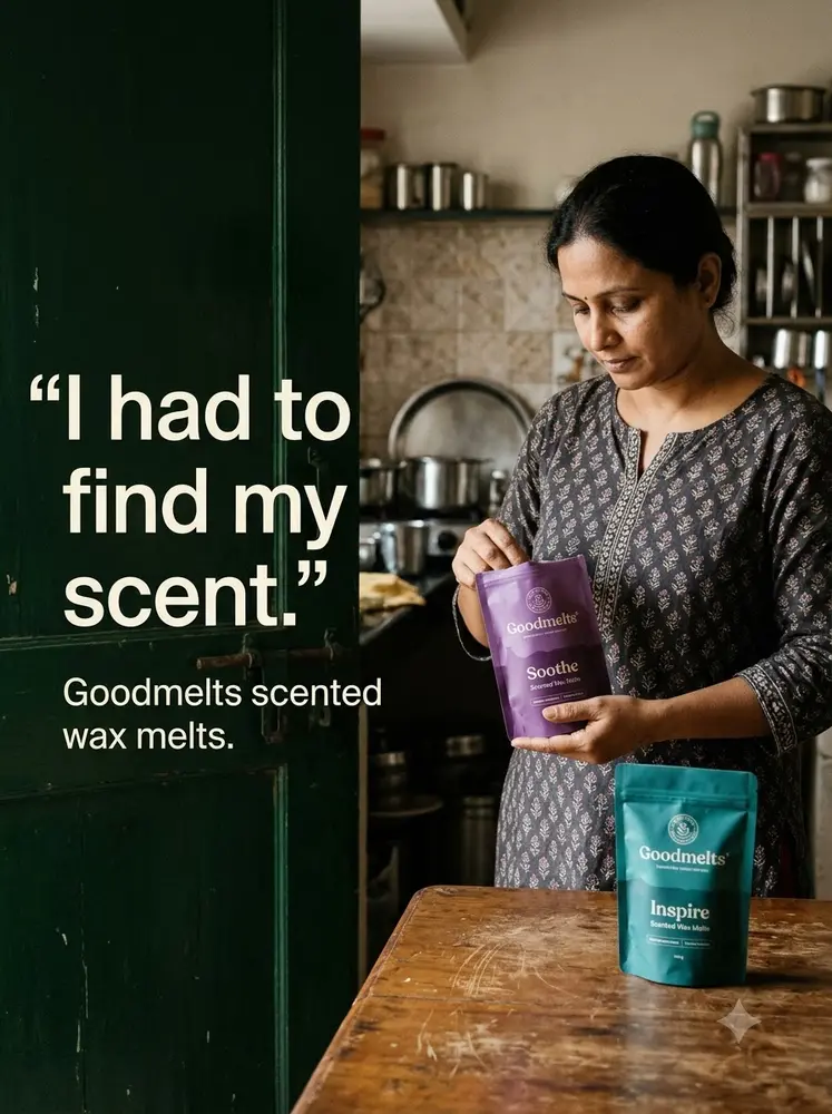My nose gets a vote. Choosing at the table. Made for Goodmelts.