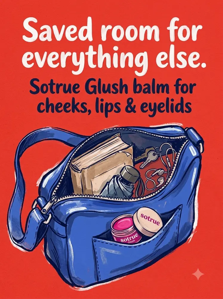 Room in the bag. Draw the whole bag. Made for Sotrue.