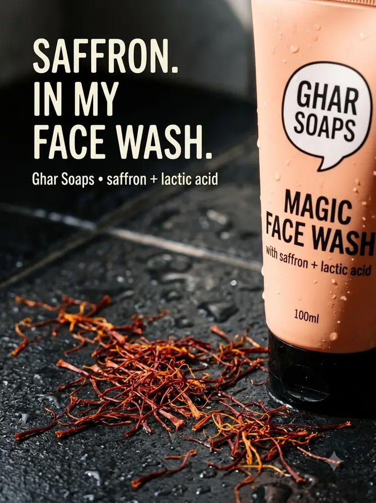 Mum's ingredient. Close to the saffron. Made for Ghar Soaps.